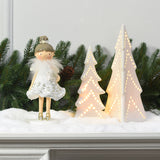 Christmas Figurine Girl with Star Angel