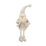 Velvet Sitting Santa Claus Figurine