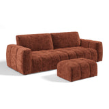 Sofa and Pouf Set Bari