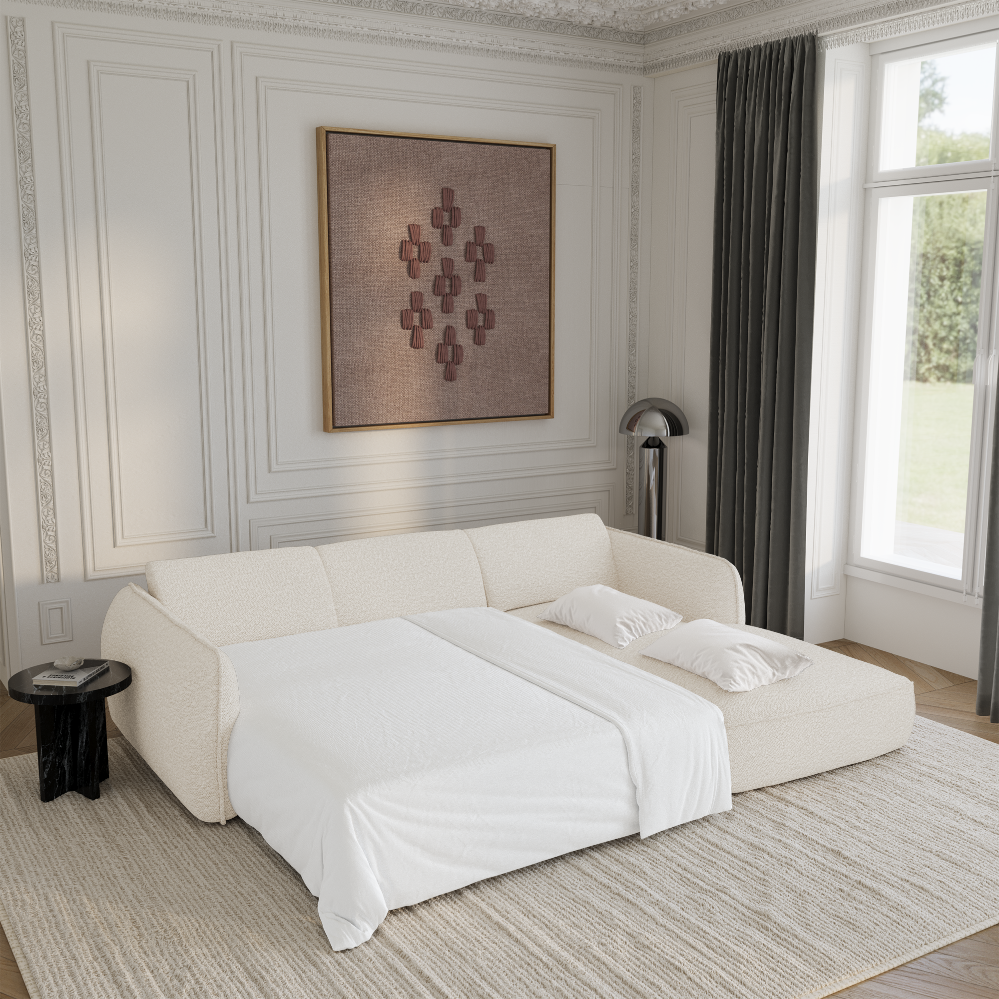 Canapé convertible Angle Droit Livia