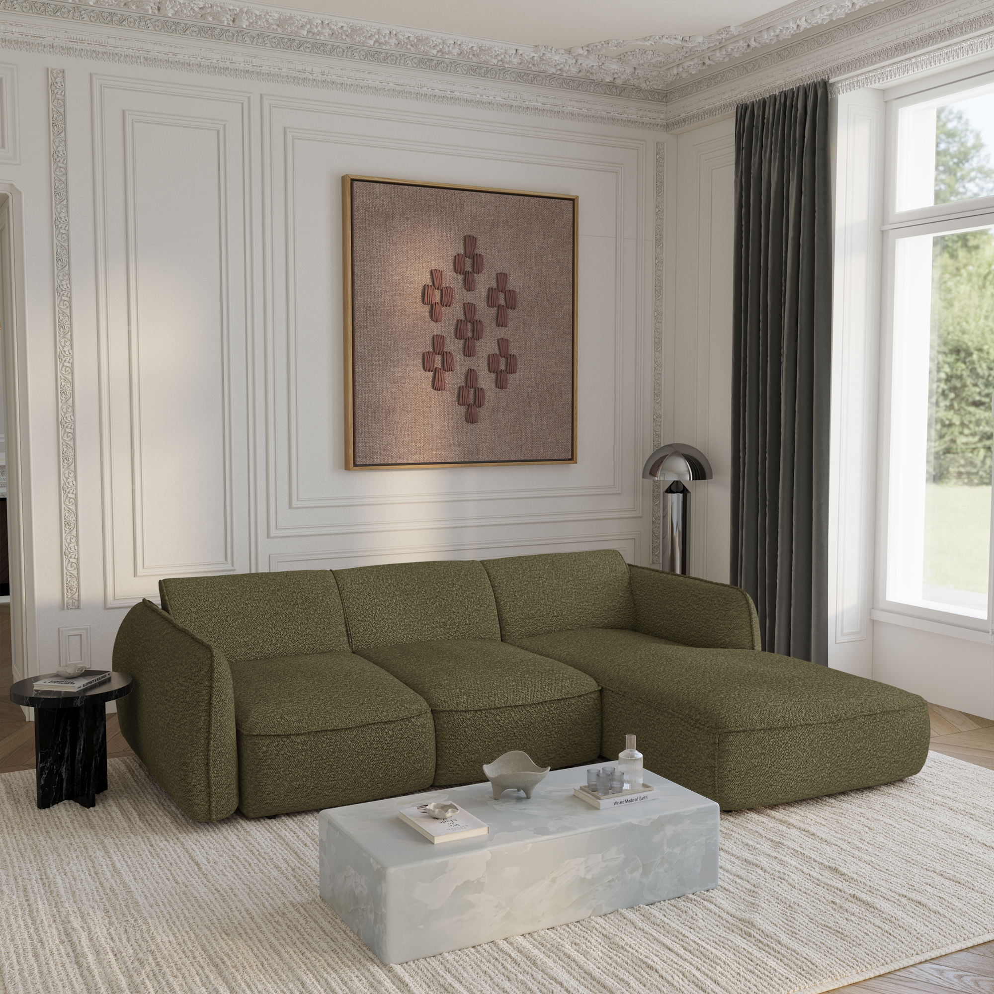 Canapé convertible Angle Droit Livia