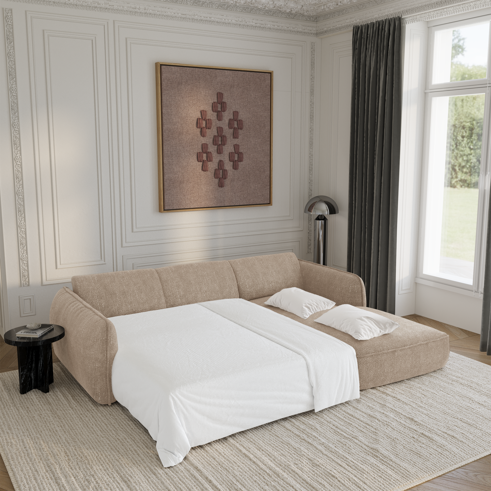 Canapé convertible Angle Droit Livia