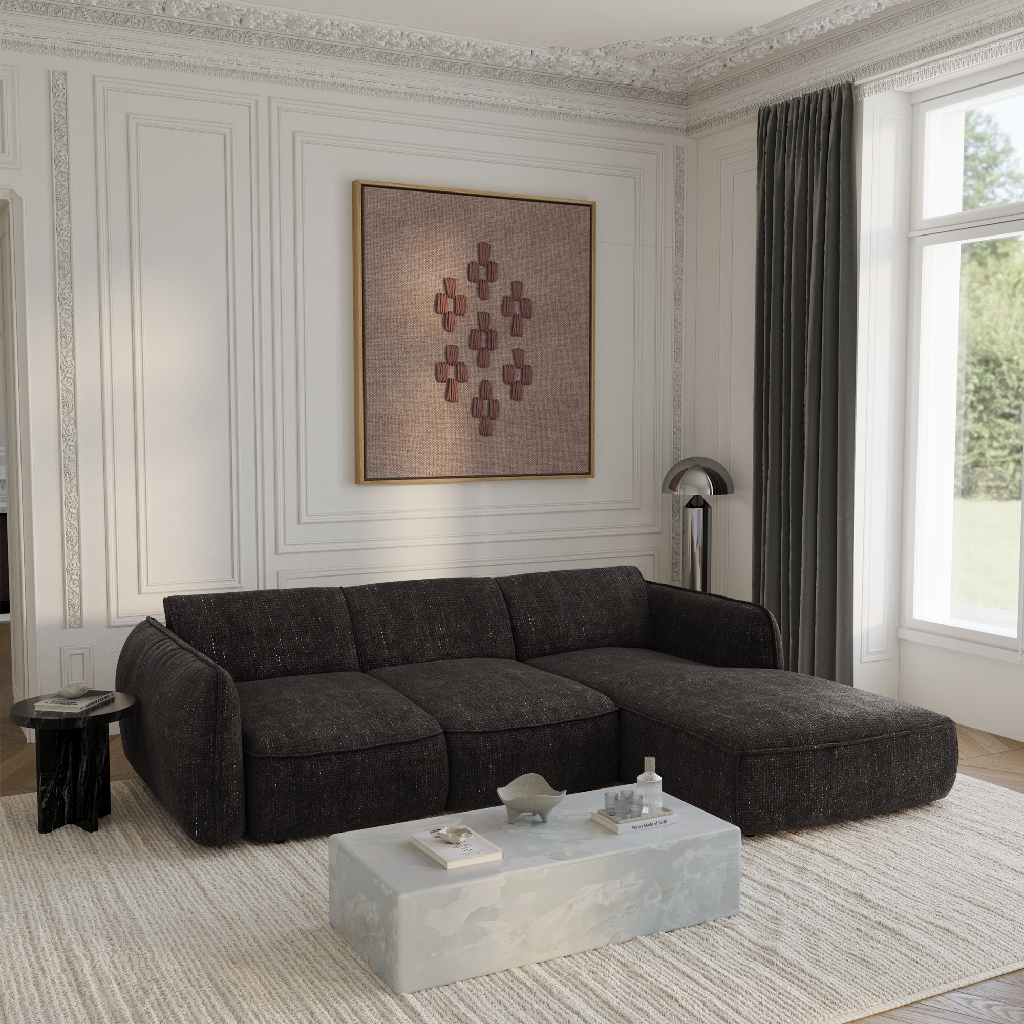 Canapé convertible Angle Droit Livia