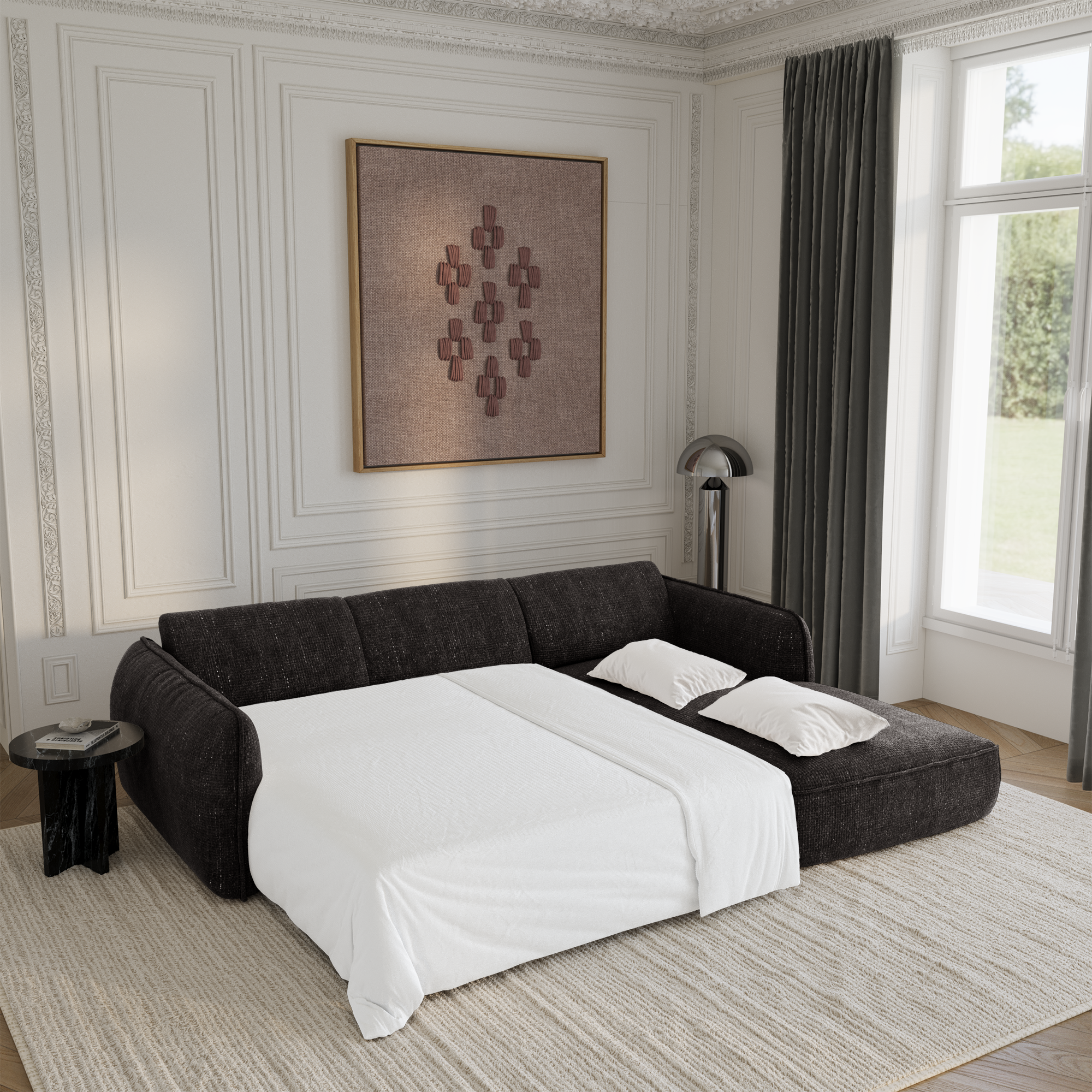 Canapé convertible Angle Droit Livia