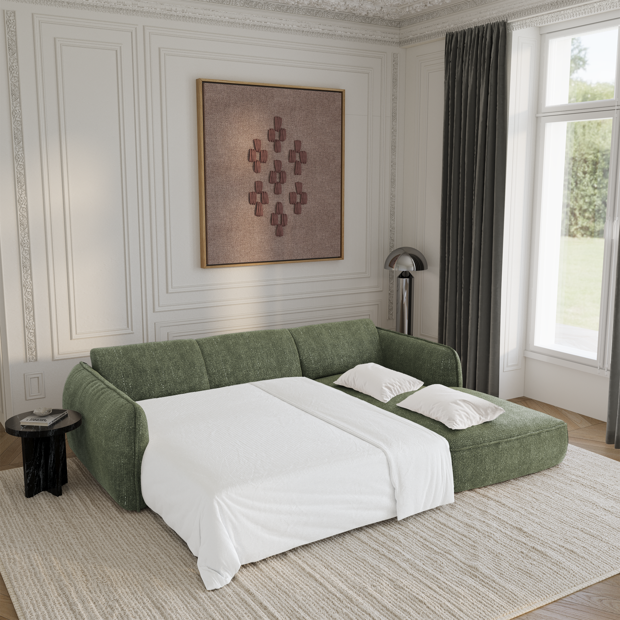 Canapé convertible Angle Droit Livia