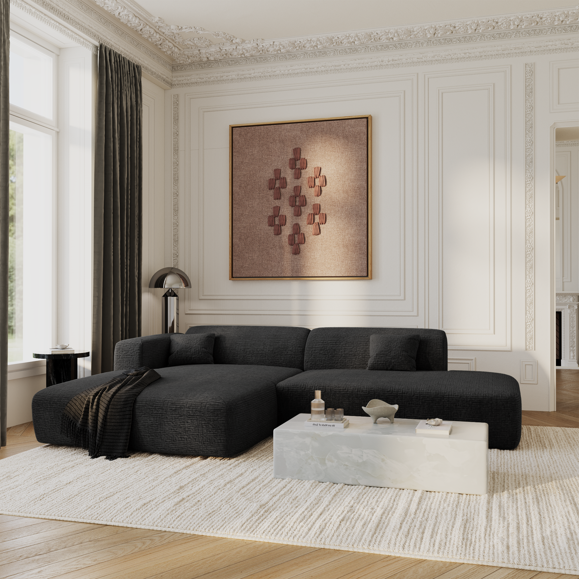 Myra Open Left Corner Sofa