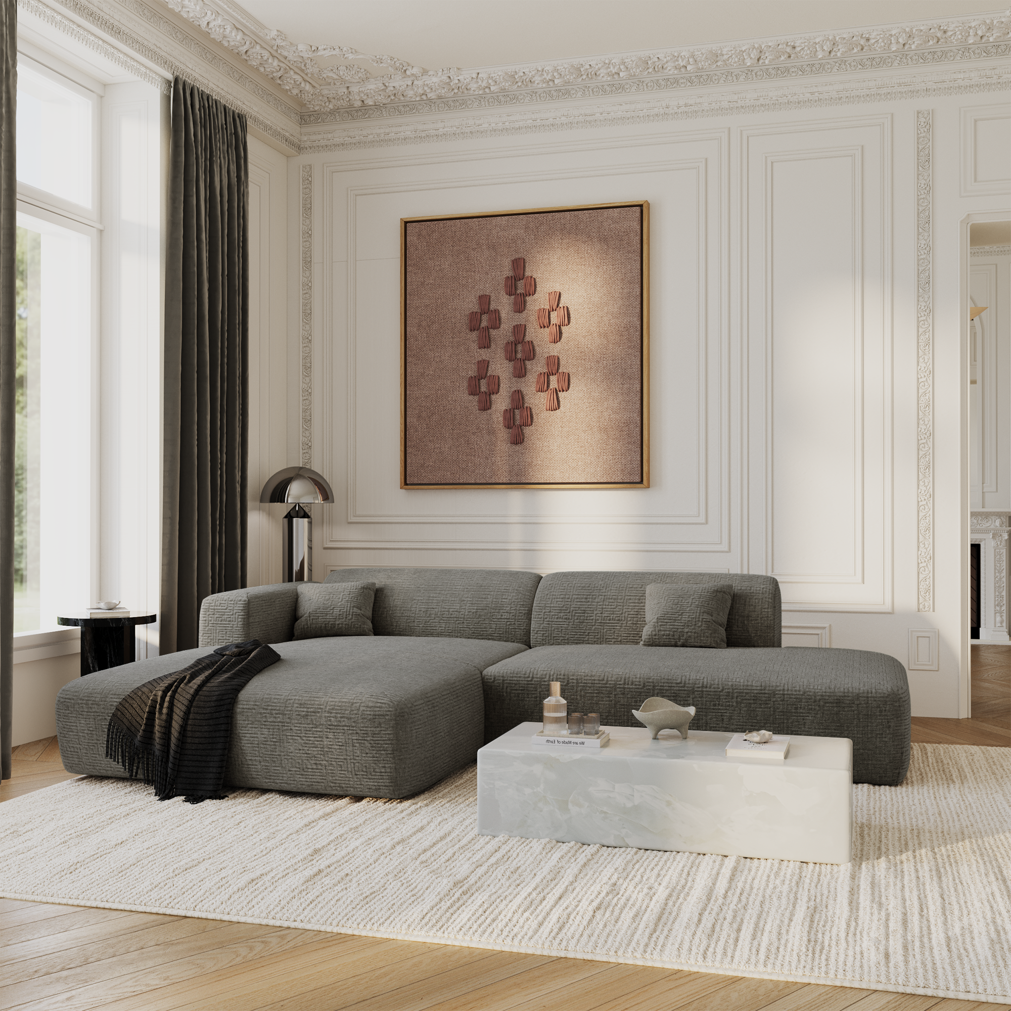 Myra Open Left Corner Sofa