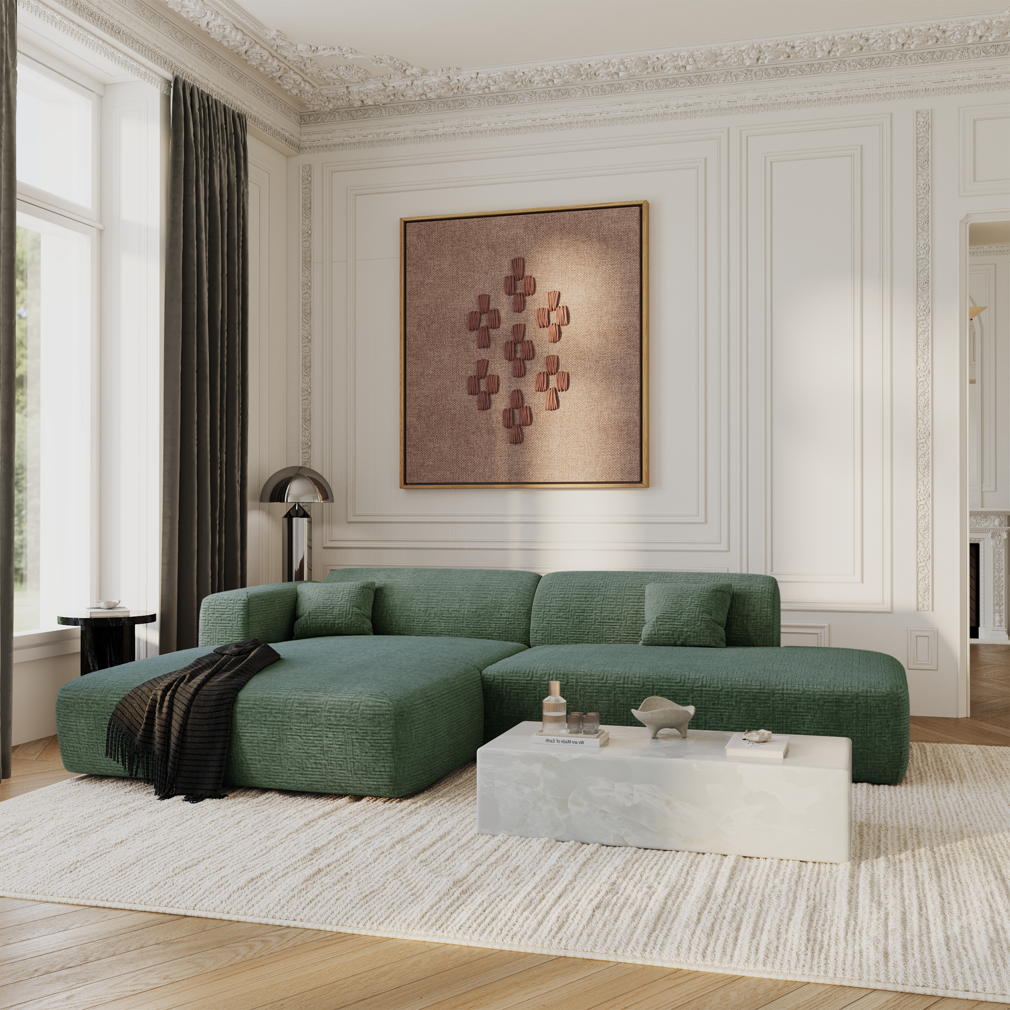 Myra Open Left Corner Sofa