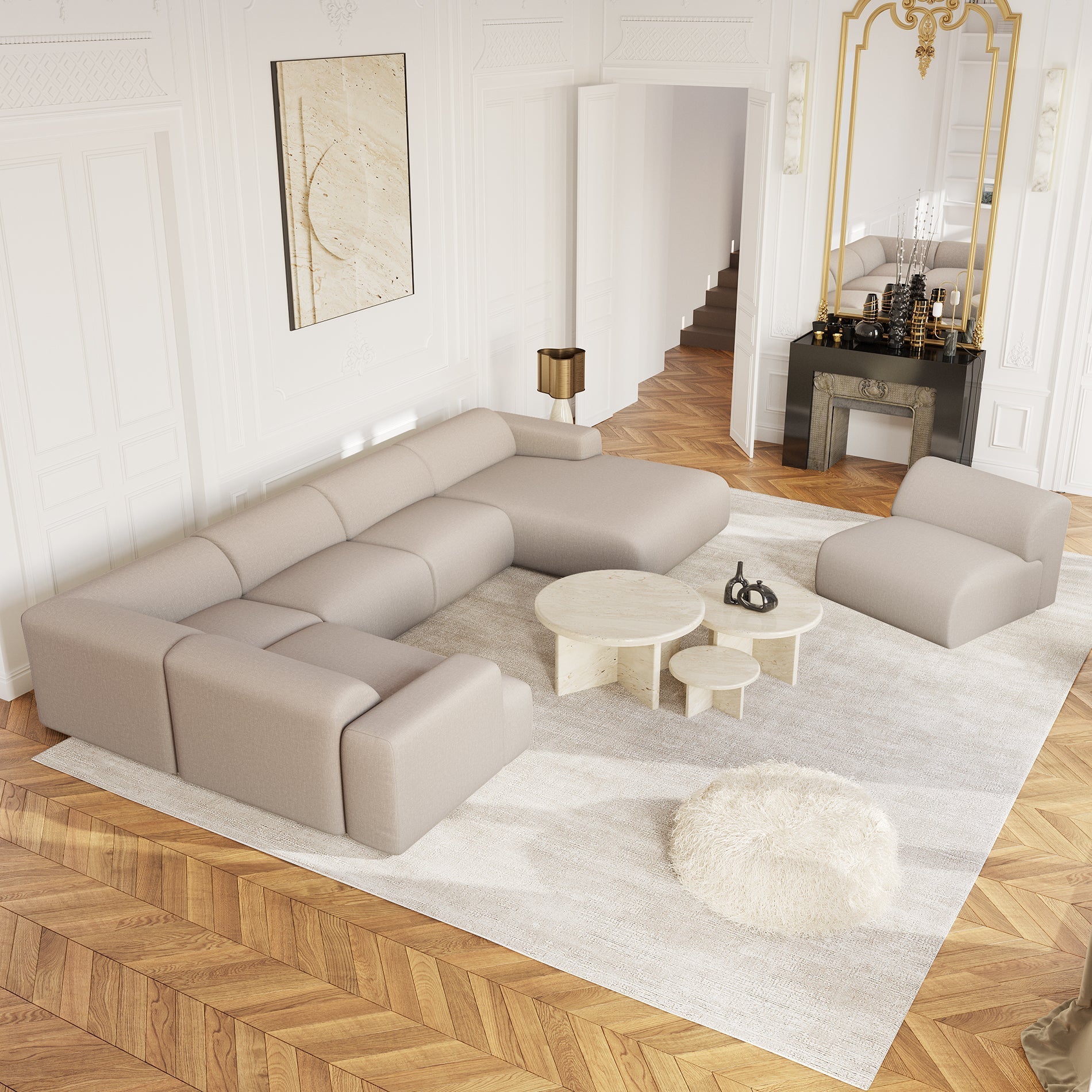 Canapé Panoramique Droit Myra – Sia Deco