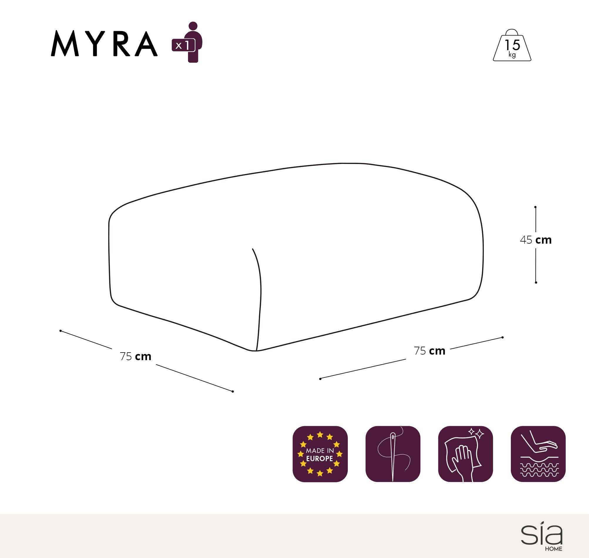 Pouf Myra