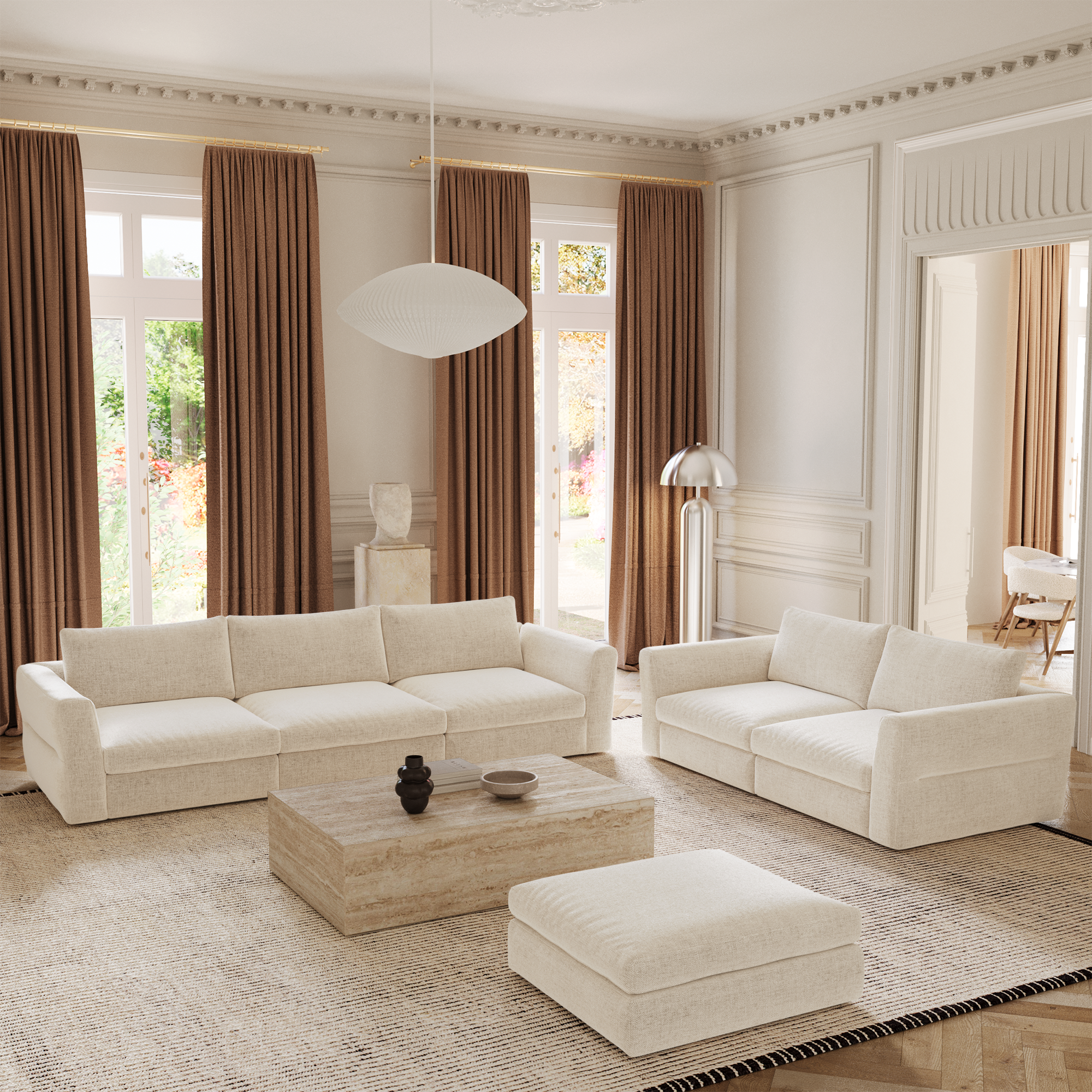 Canapé modulable 4-5 places Nest