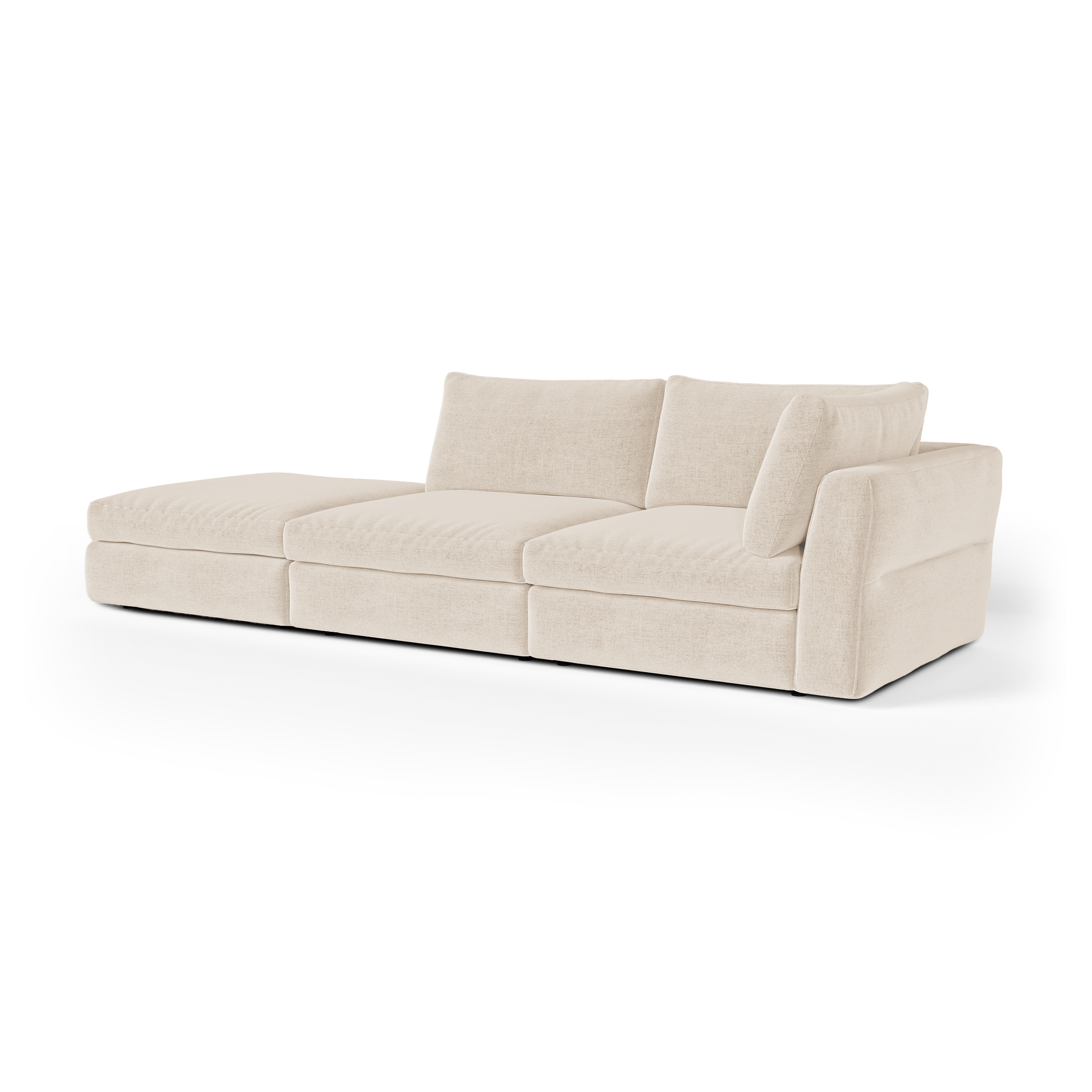 Canapé modulable 4-5 places droit Nest