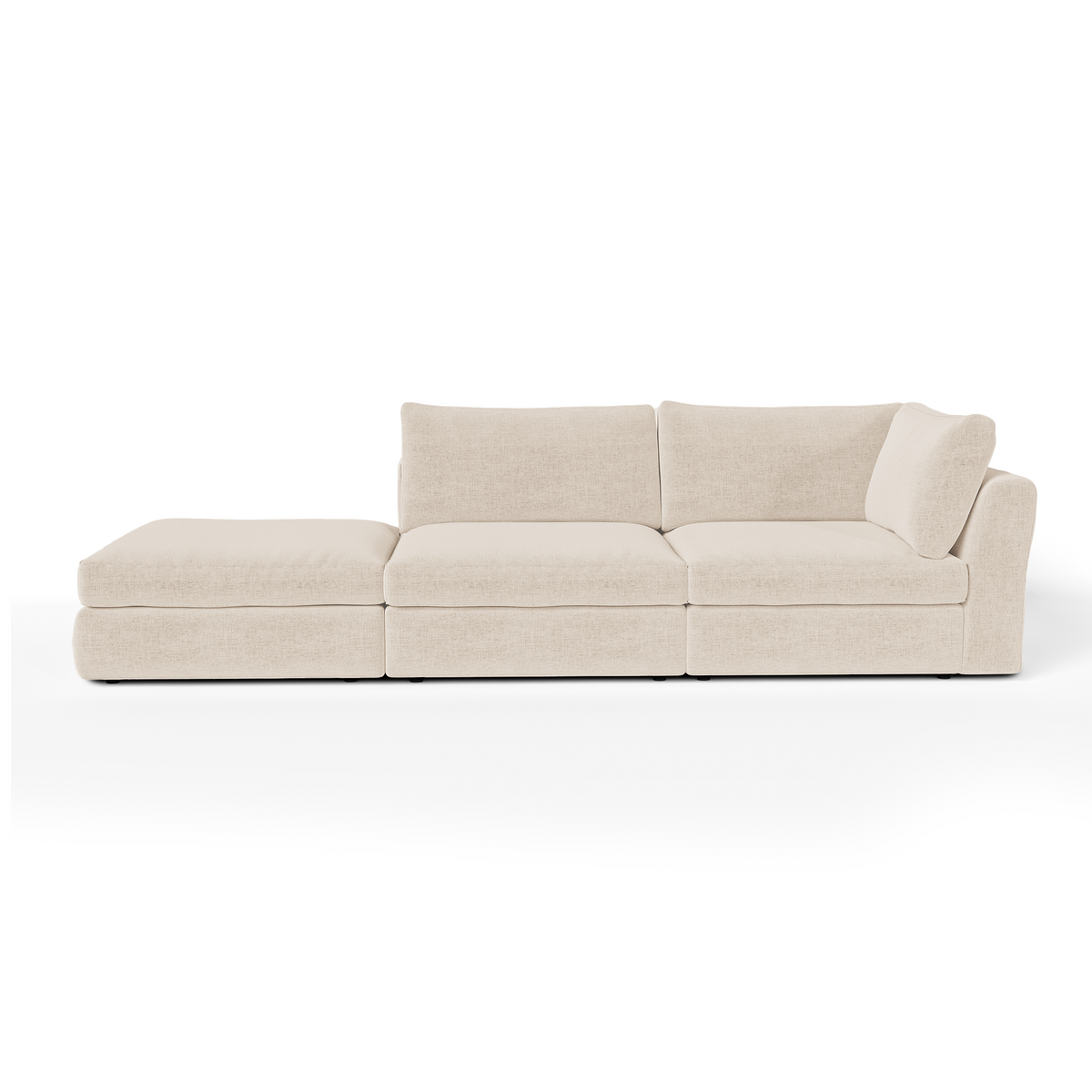 Canapé modulable 4-5 places droit Nest