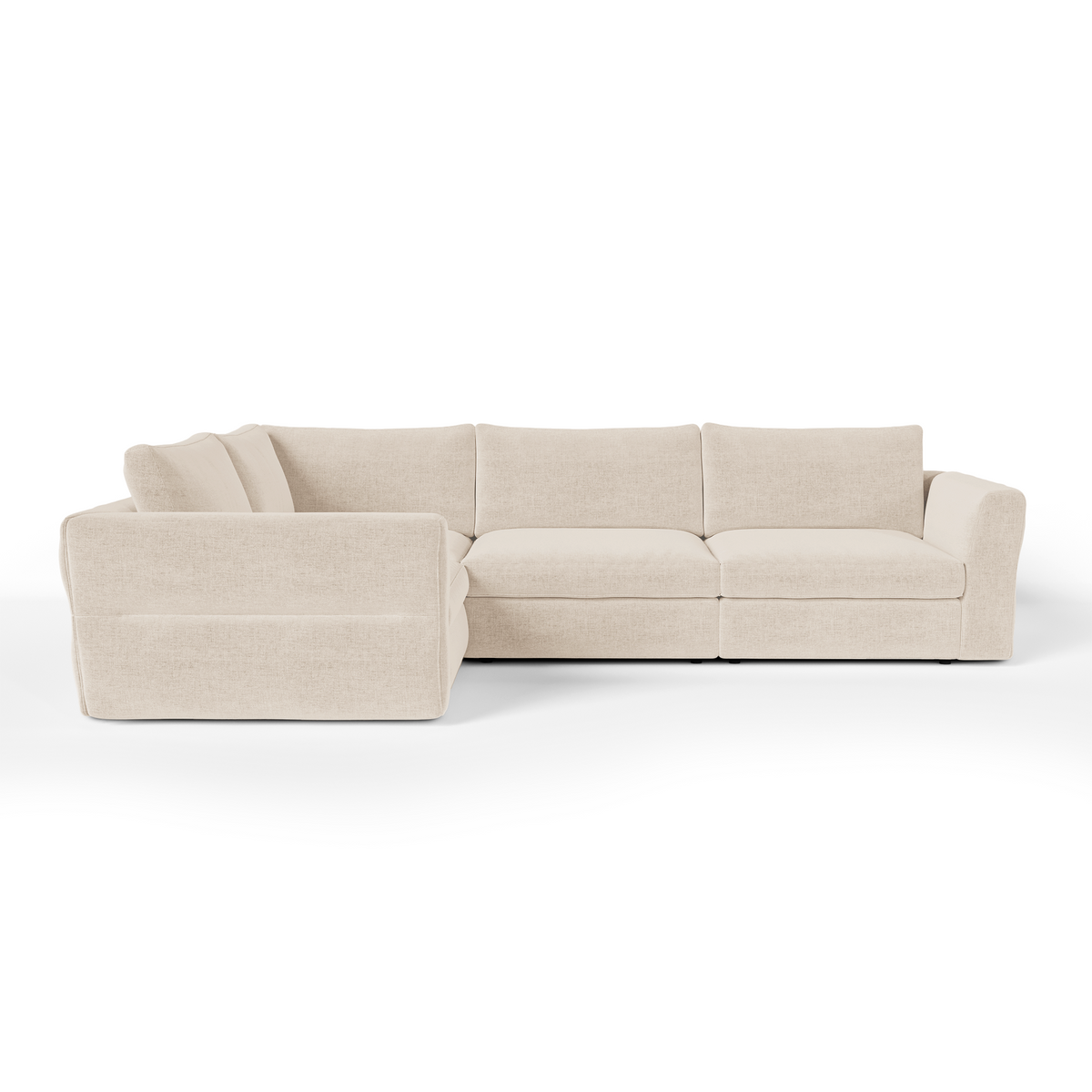 Canapé d'angle gauche modulable 5-6 places Nest