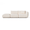 Canapé d'angle droit modulable 4-5 places Nooma