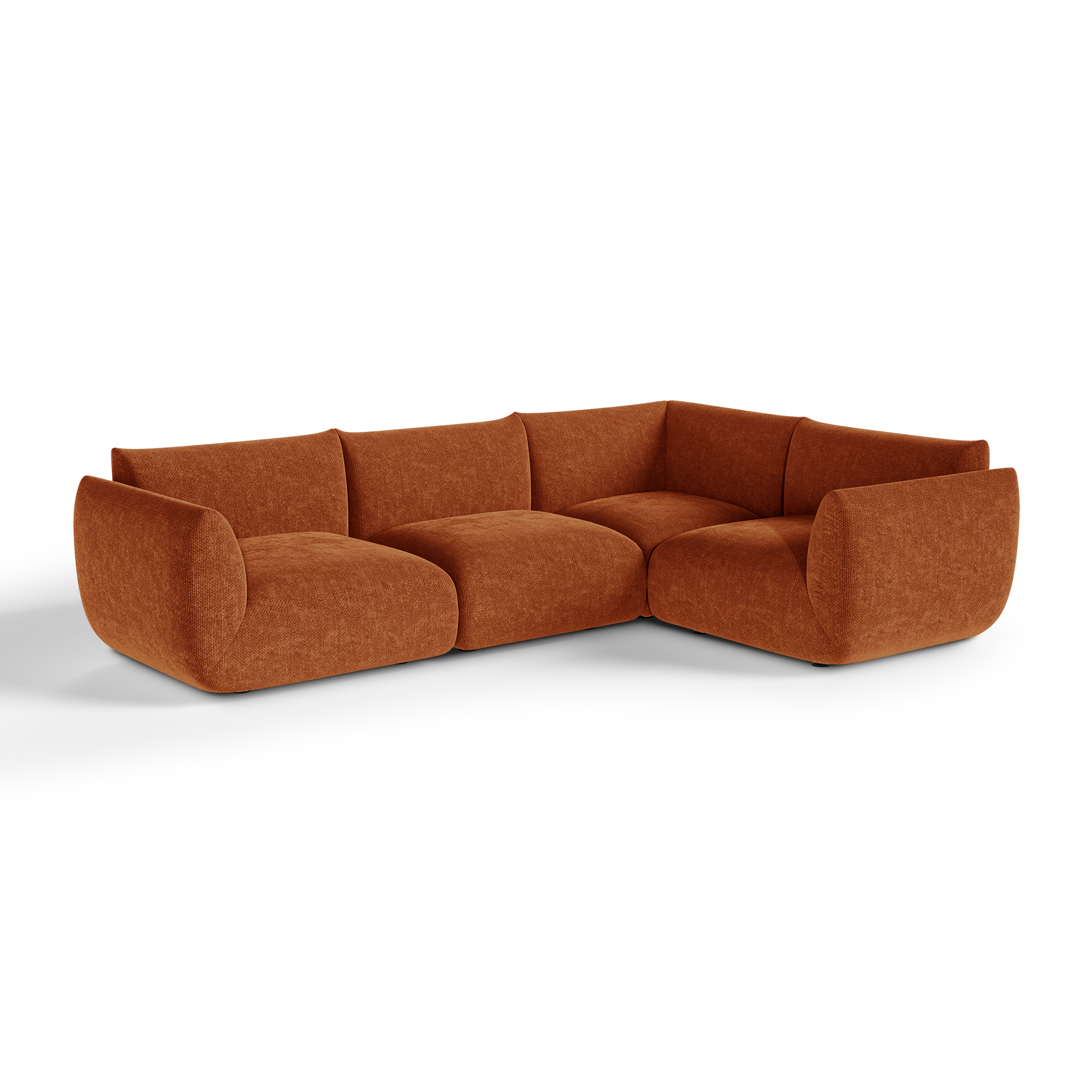 Canapé d'angle droit modulable 5-6 places NOOMA