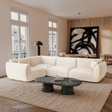 Canapé d'angle gauche modulable 5-6 places Nooma