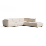 Modular large right angle sofa 7 places Nooma