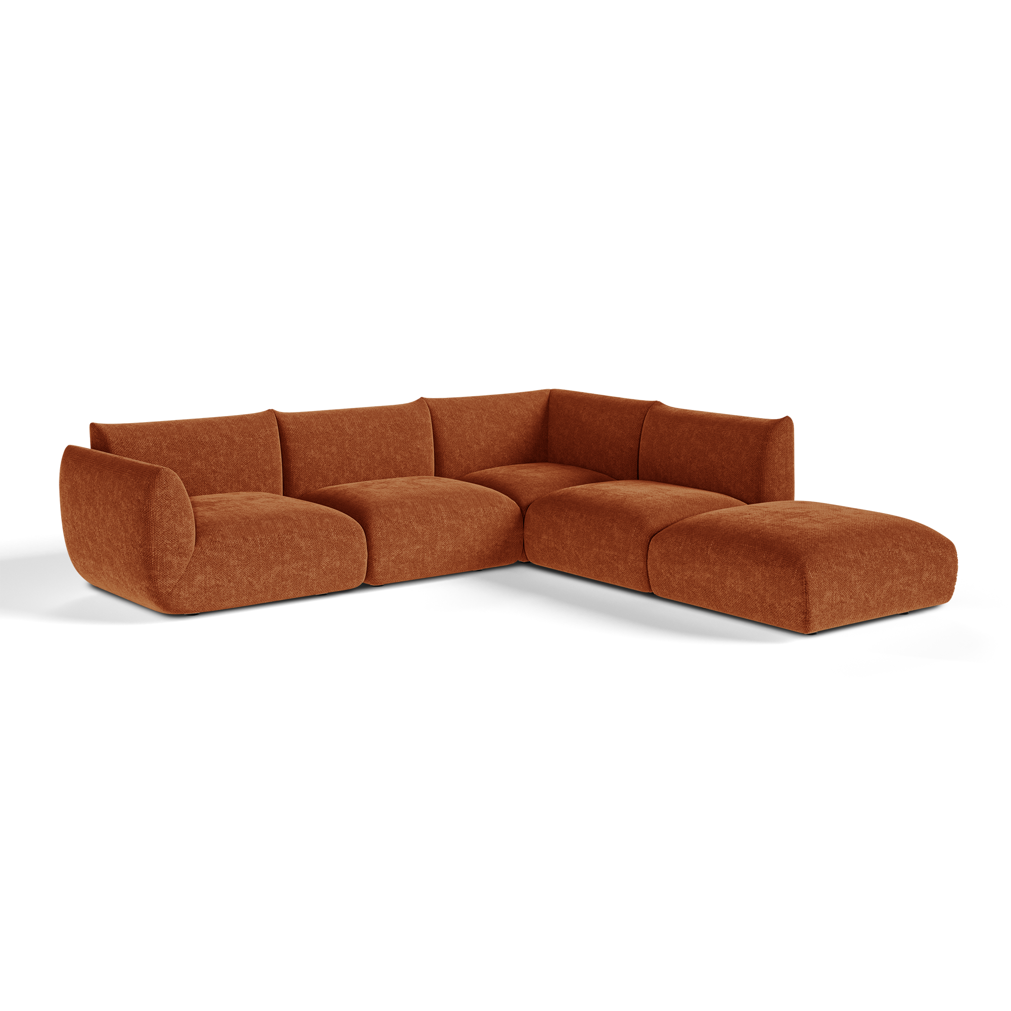 Canapé grand angle droit modulable 7 places NOOMA