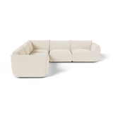 Canapé d'angle panoramique modulable 7-8 places Nooma