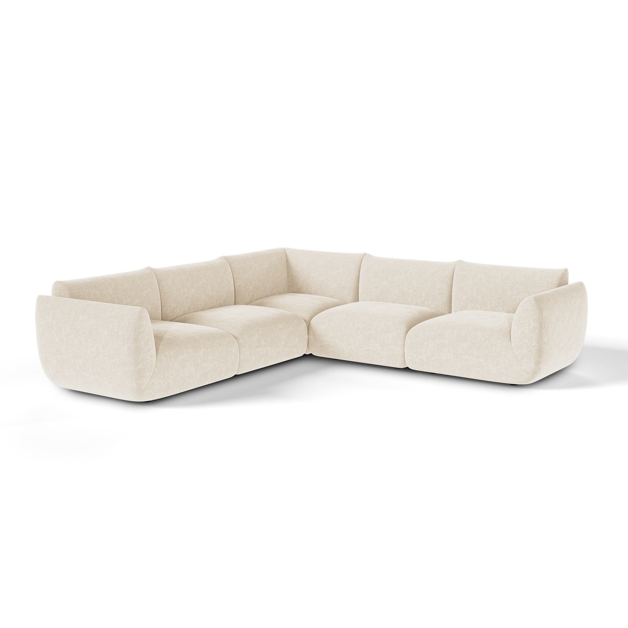 Canapé d'angle panoramique modulable 7-8 places Nooma