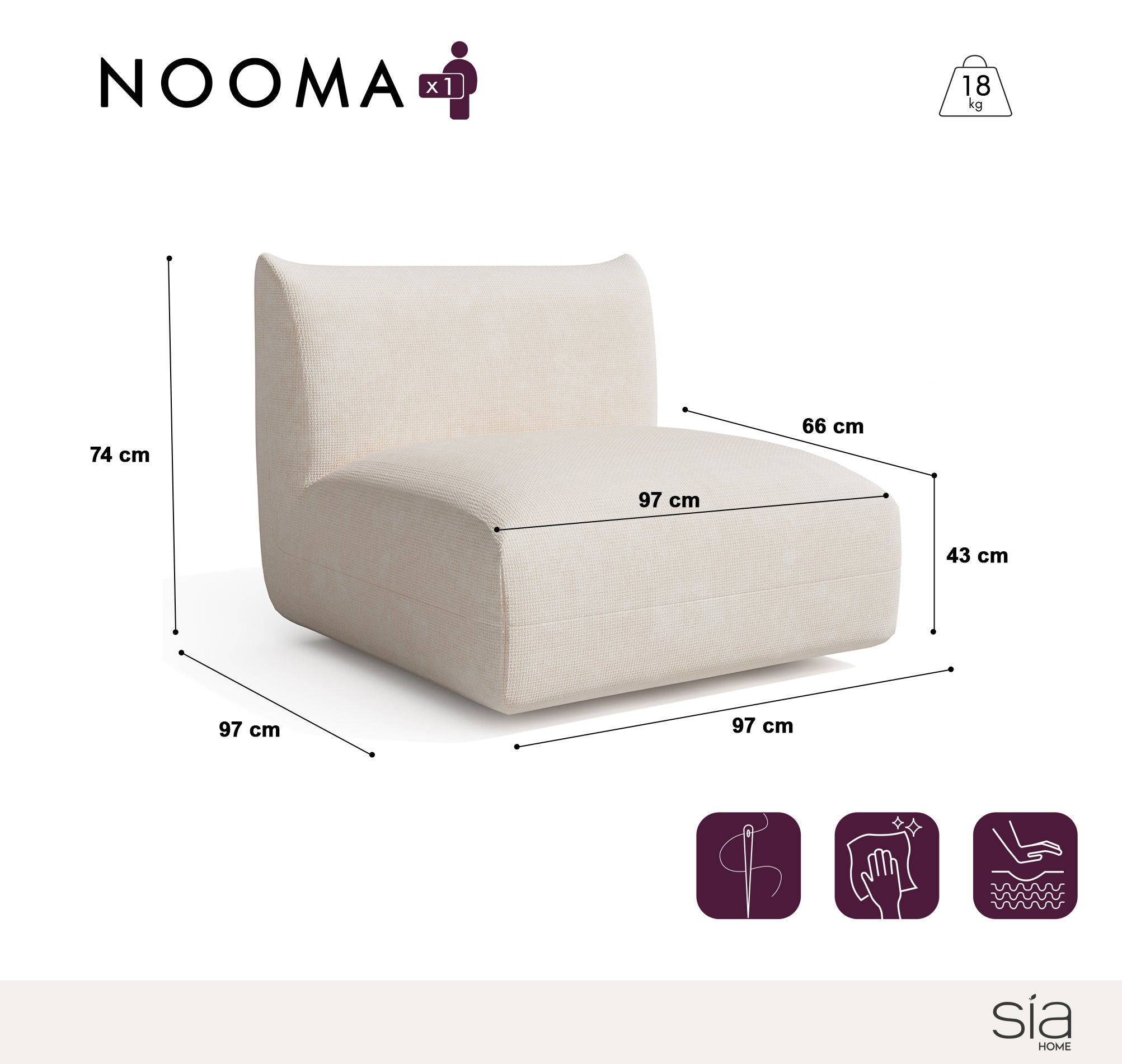 Fauteuil Nooma