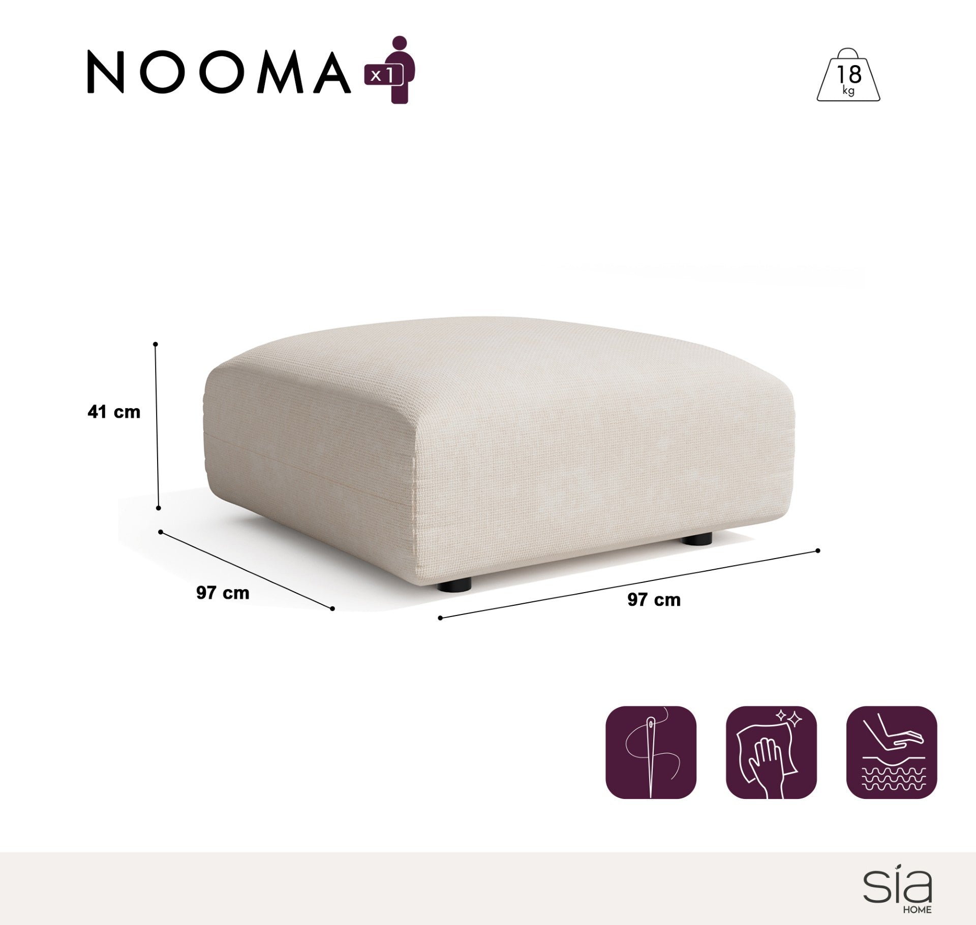 Nooma Pouf