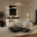 Canapé d'angle droit modulable NUBI