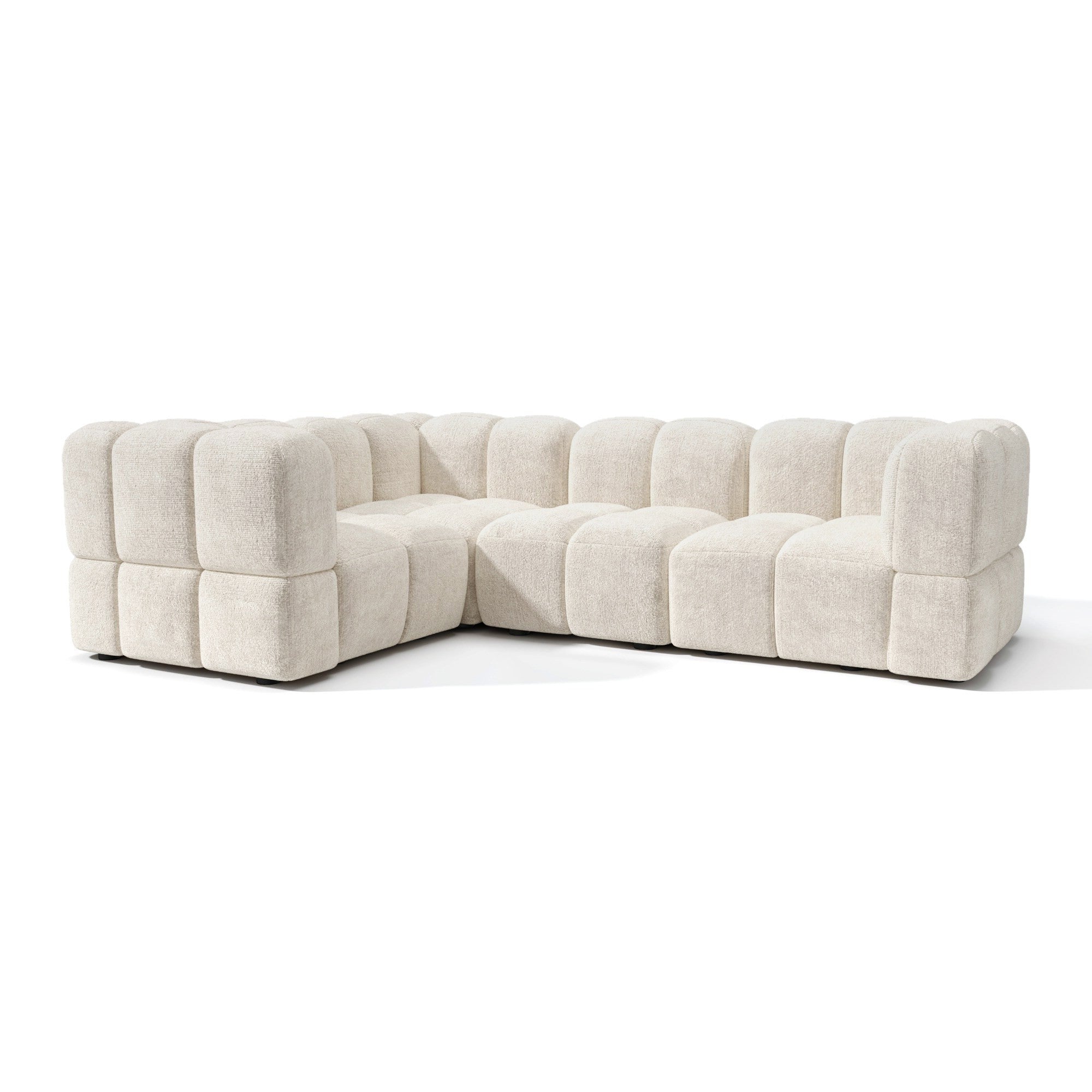 Canapé d'angle gauche modulable NUBI