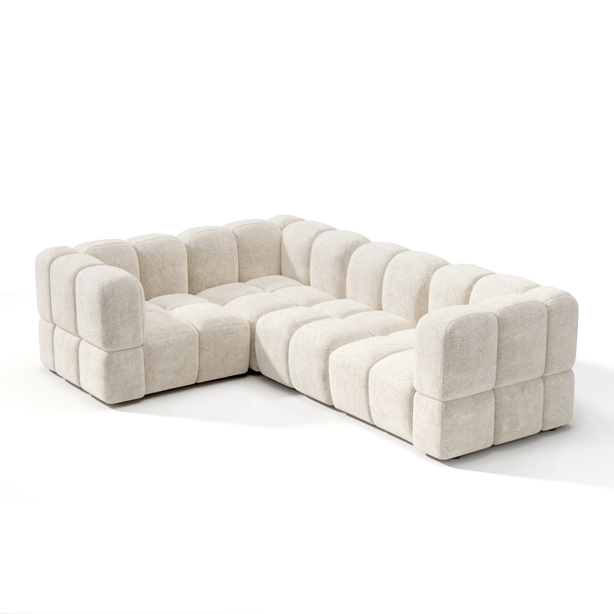 Canapé d'angle gauche modulable NUBI