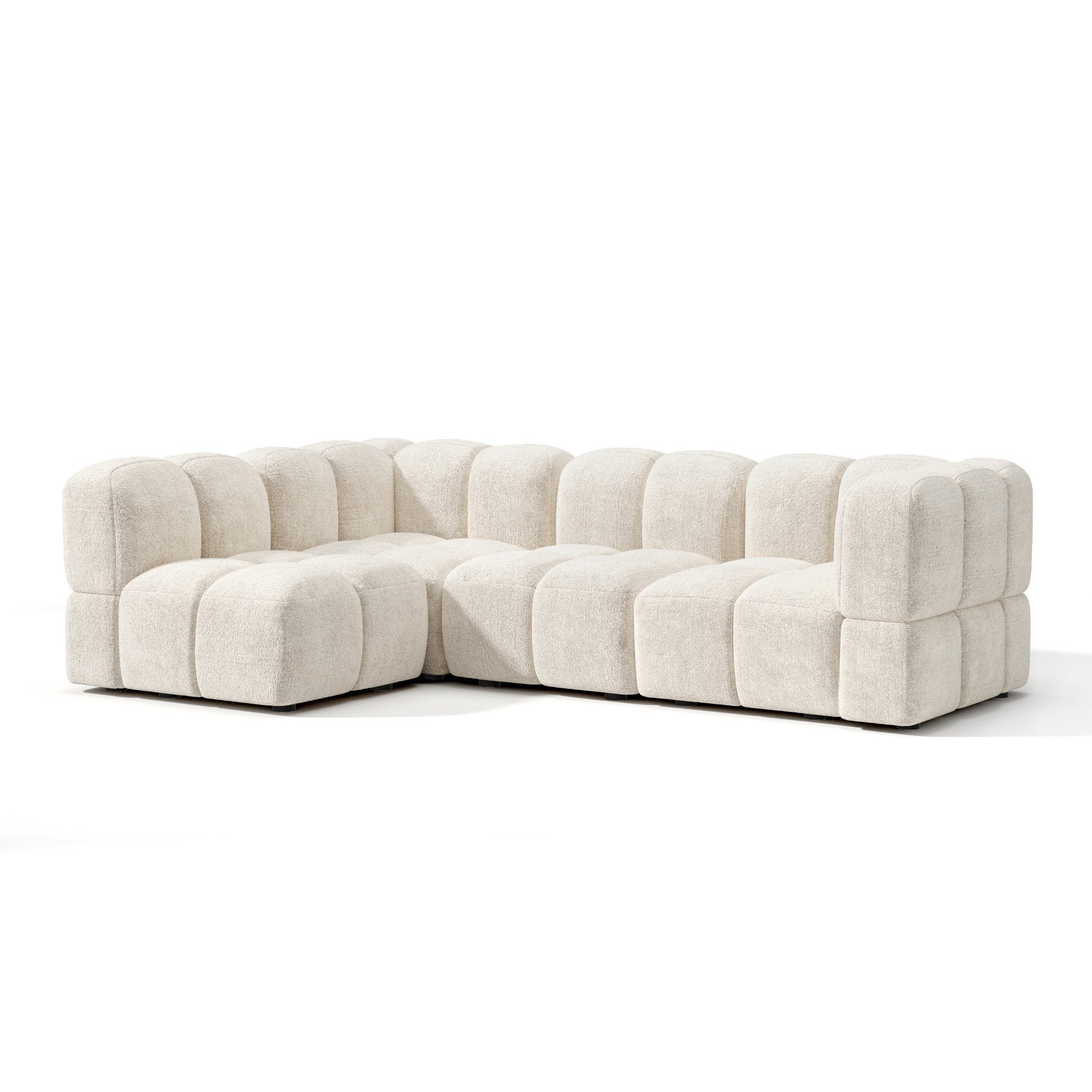 Canapé d'angle gauche modulable NUBI