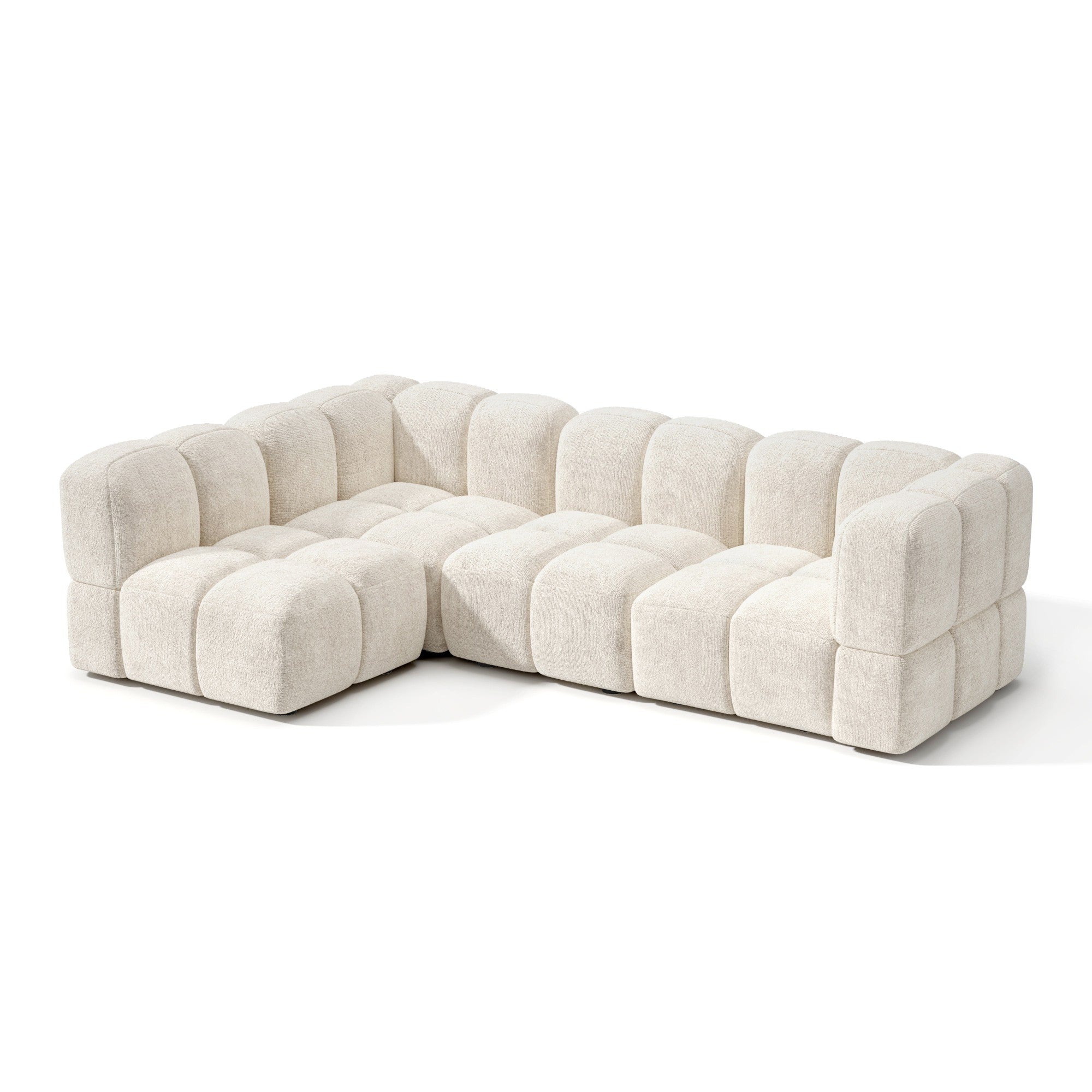 Canapé d'angle gauche modulable NUBI