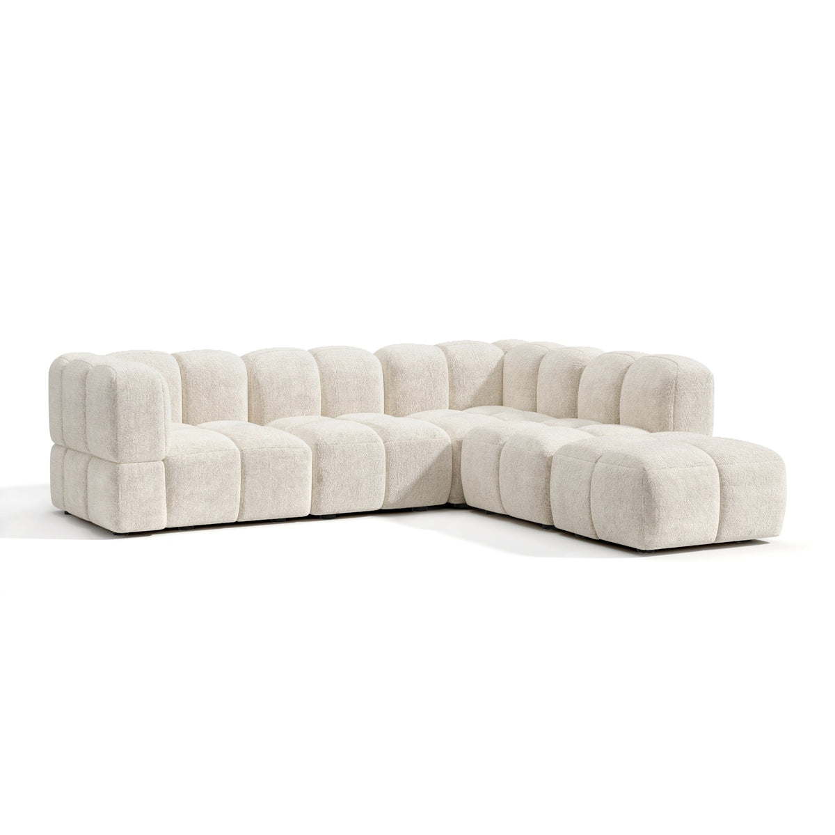 Canapé grand angle droit modulable NUBI