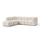 Canapé grand angle gauche modulable NUBI