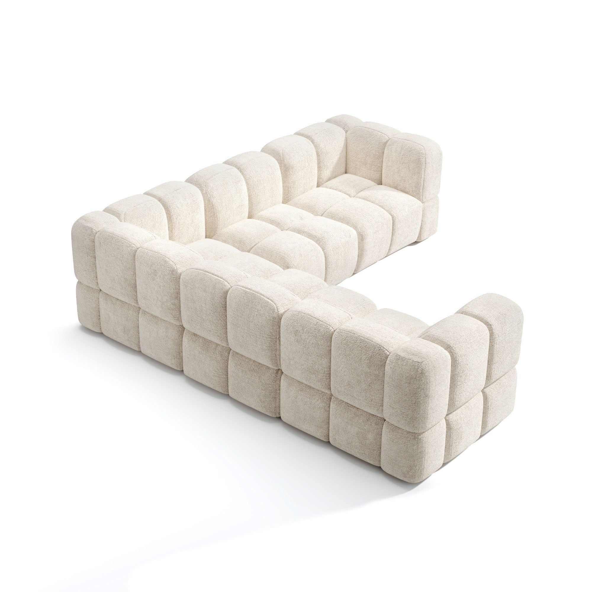 Canapé d'angle panoramique modulable NUBI