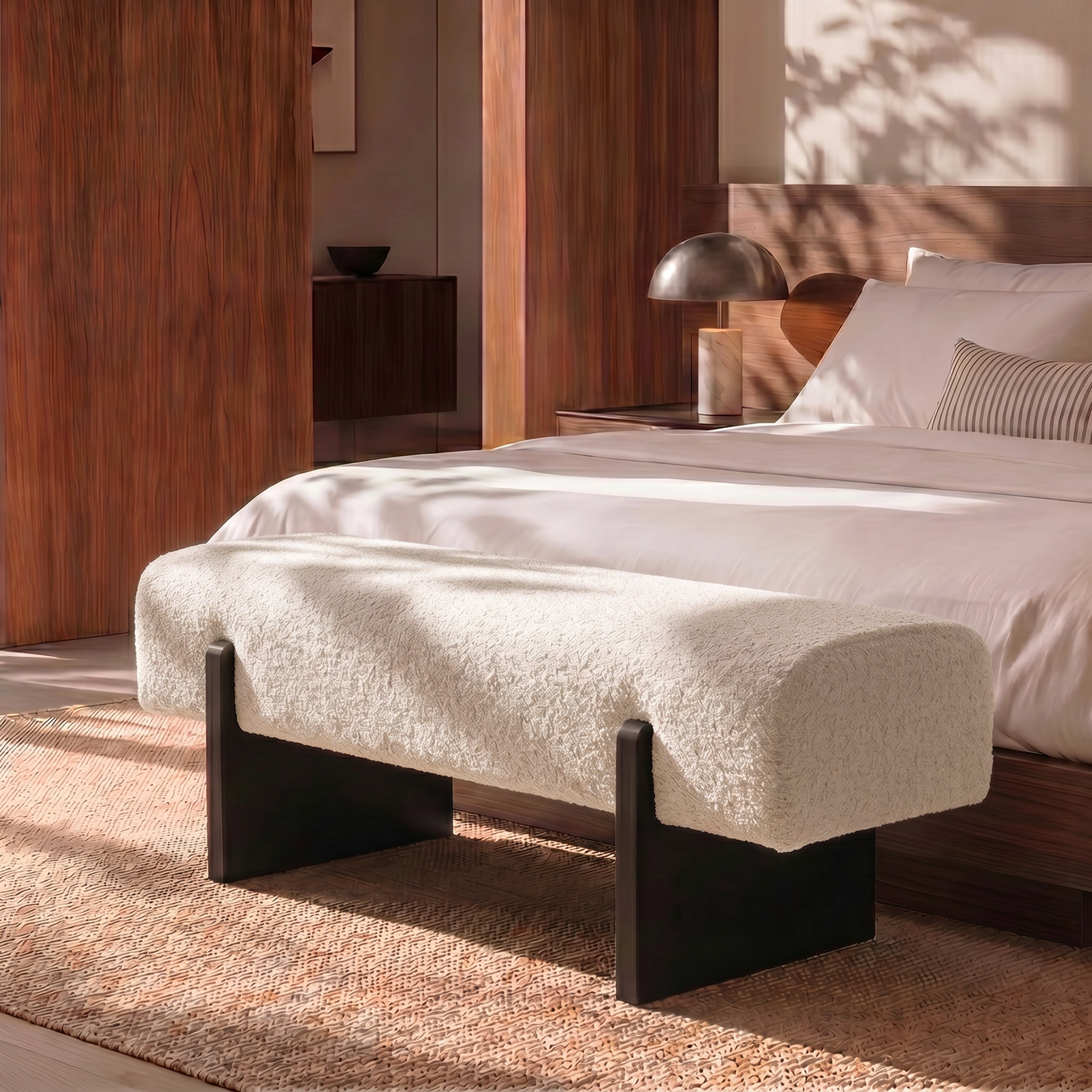 Banc VOG tissu bouclette