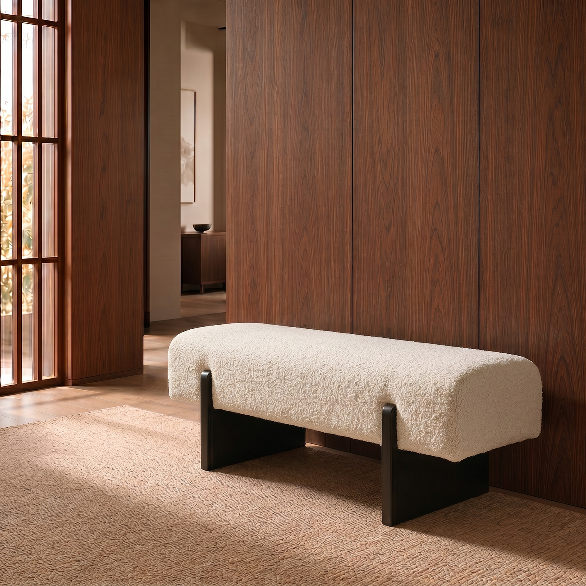 Banc VOG tissu bouclette