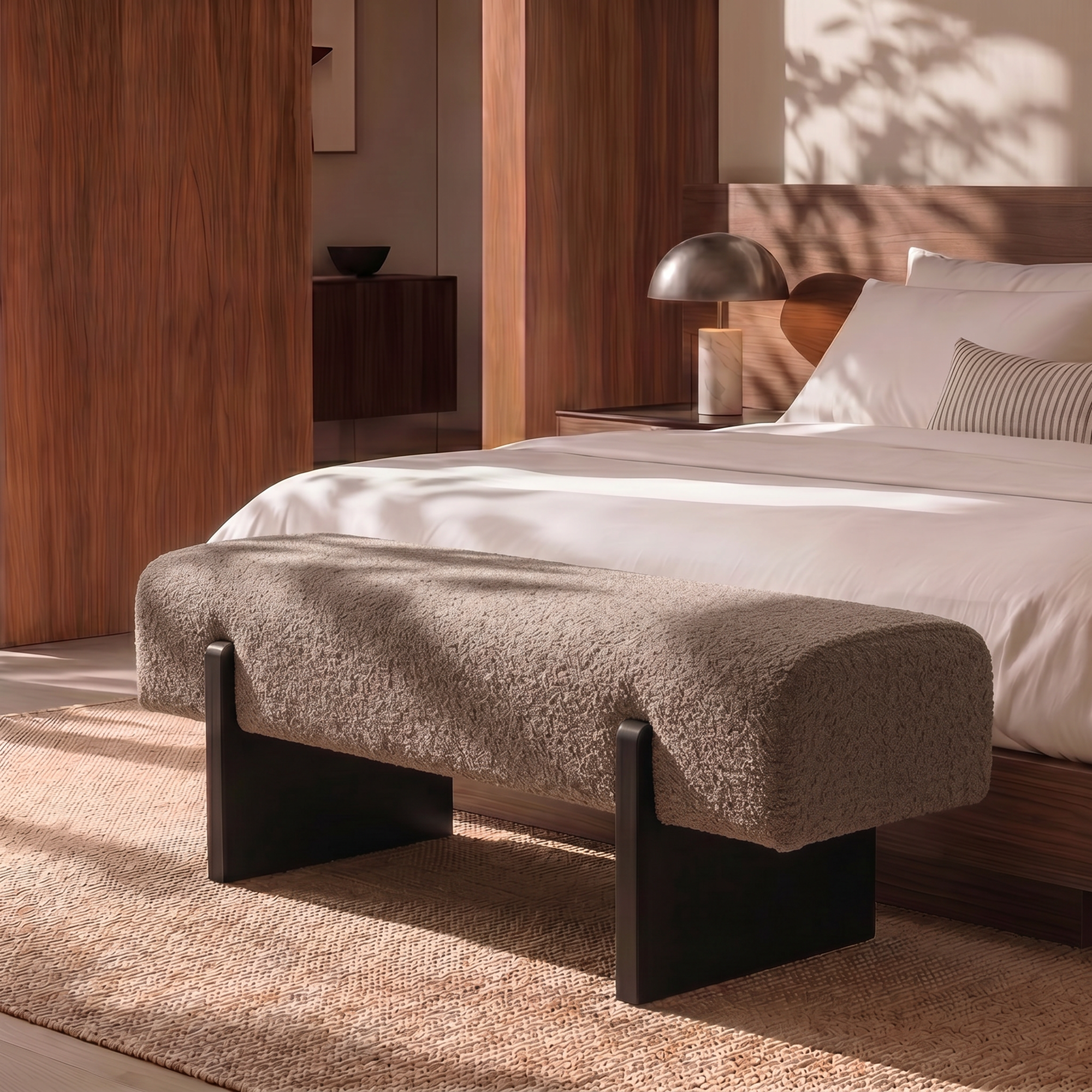 Banc VOG tissu bouclette