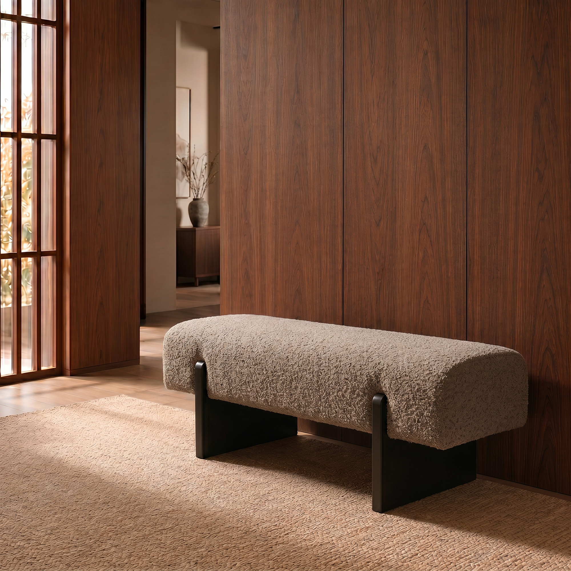Banc VOG tissu bouclette