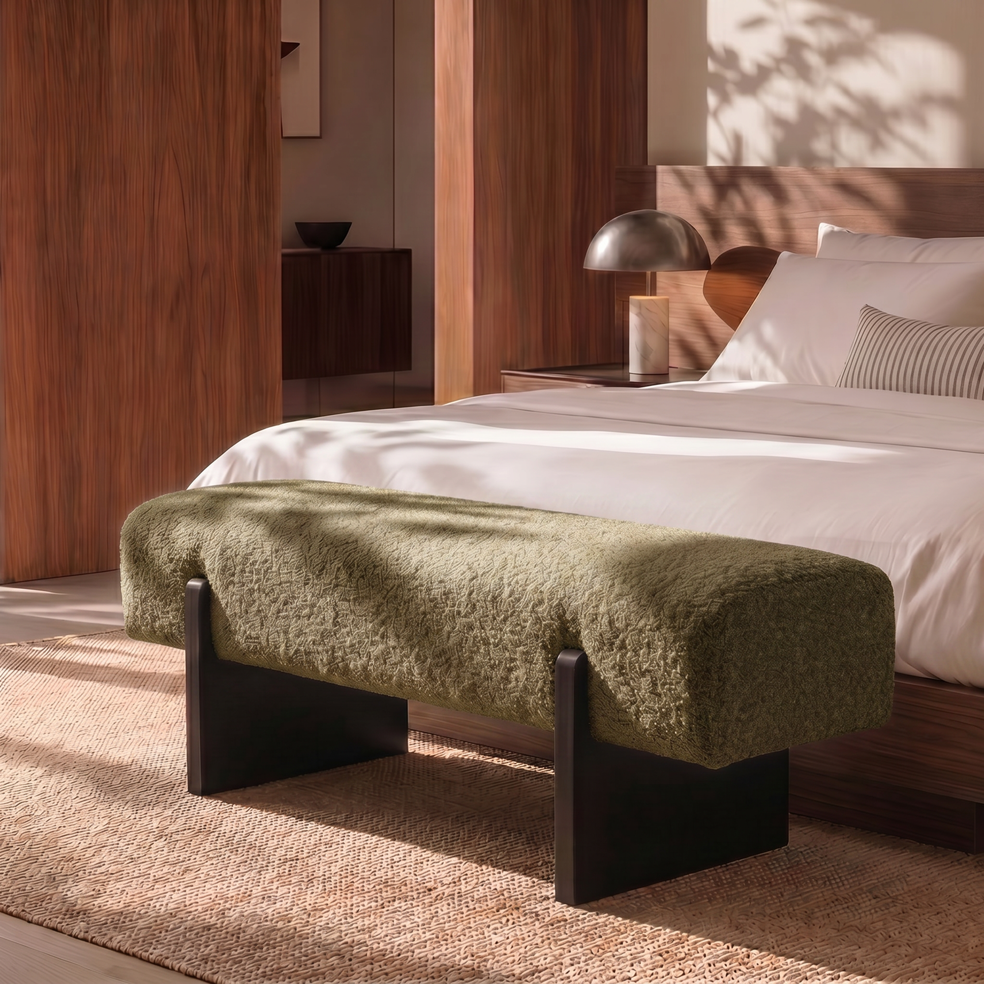Banc VOG tissu bouclette