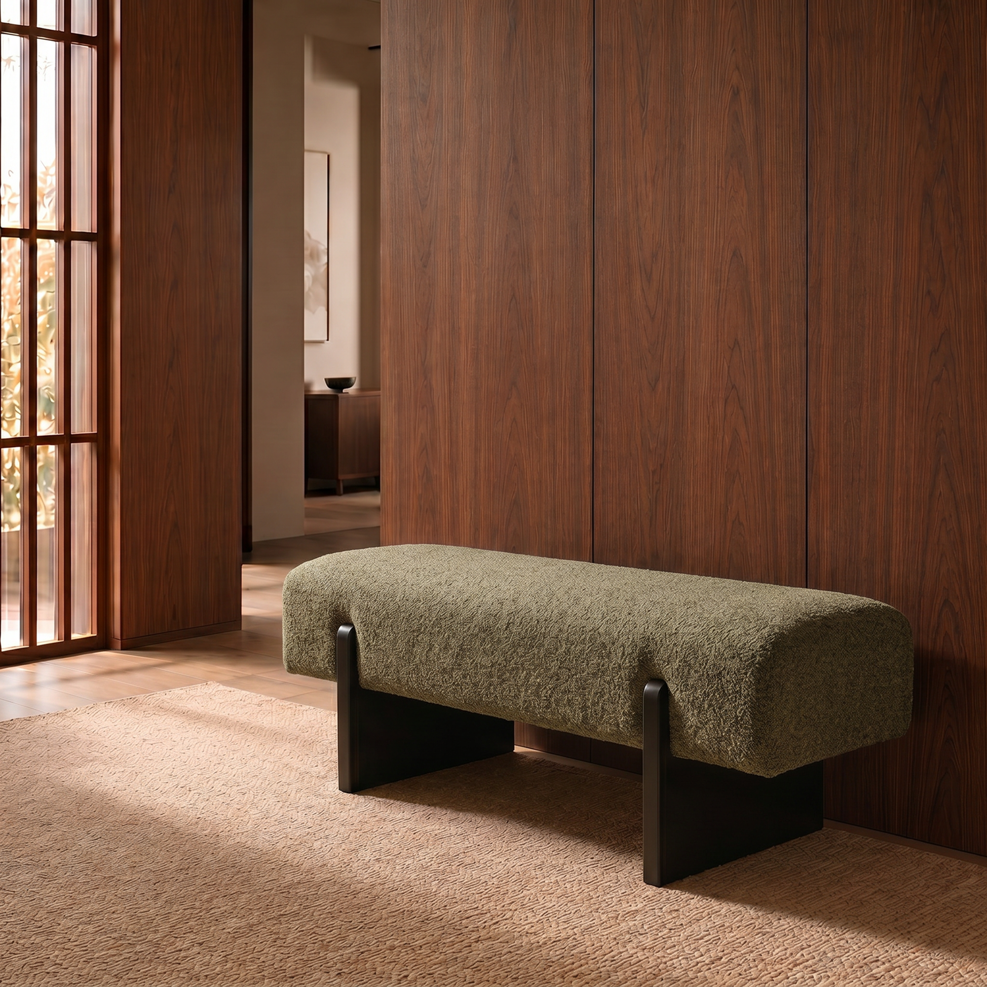 Banc VOG tissu bouclette