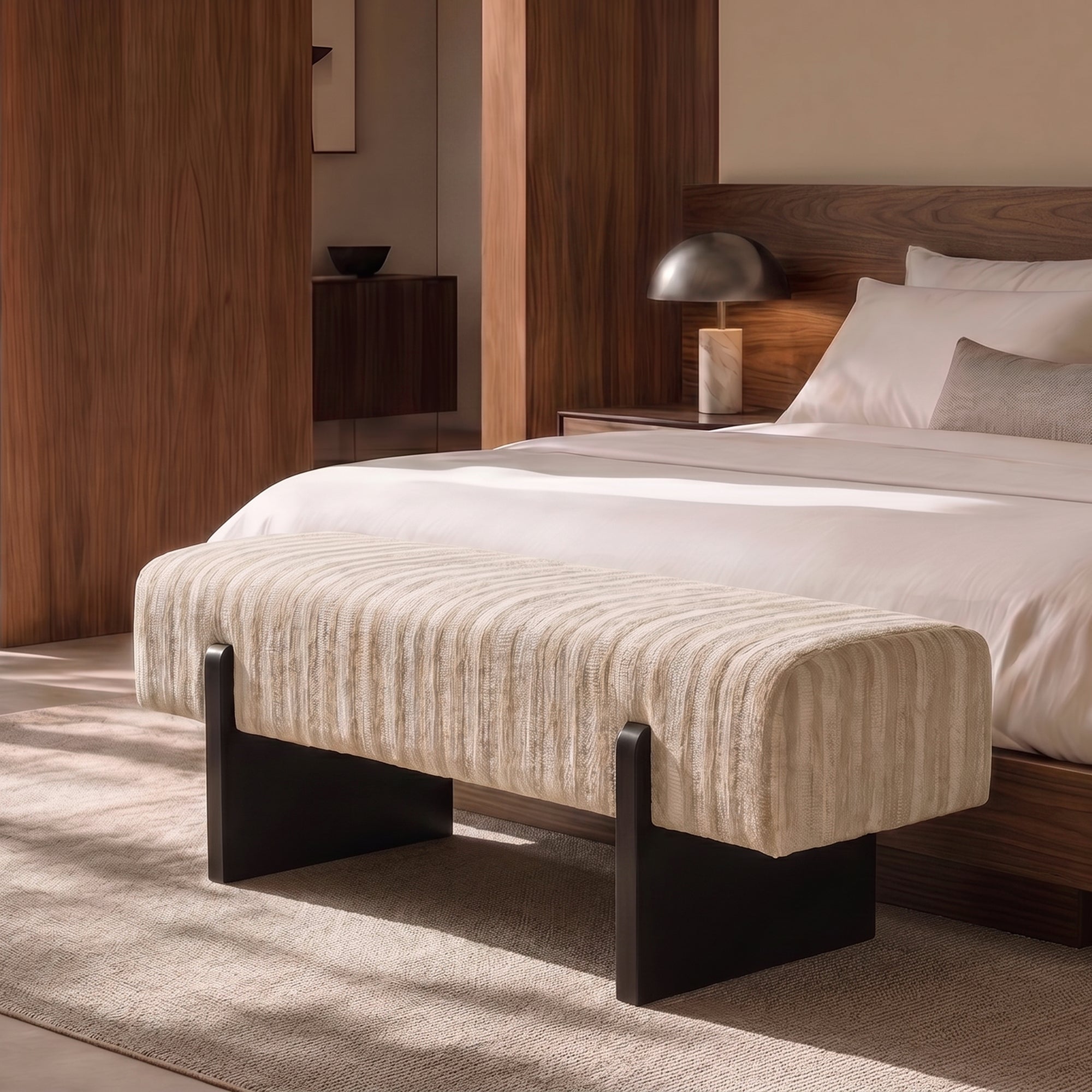 Banc VOG tissu tramé à motif