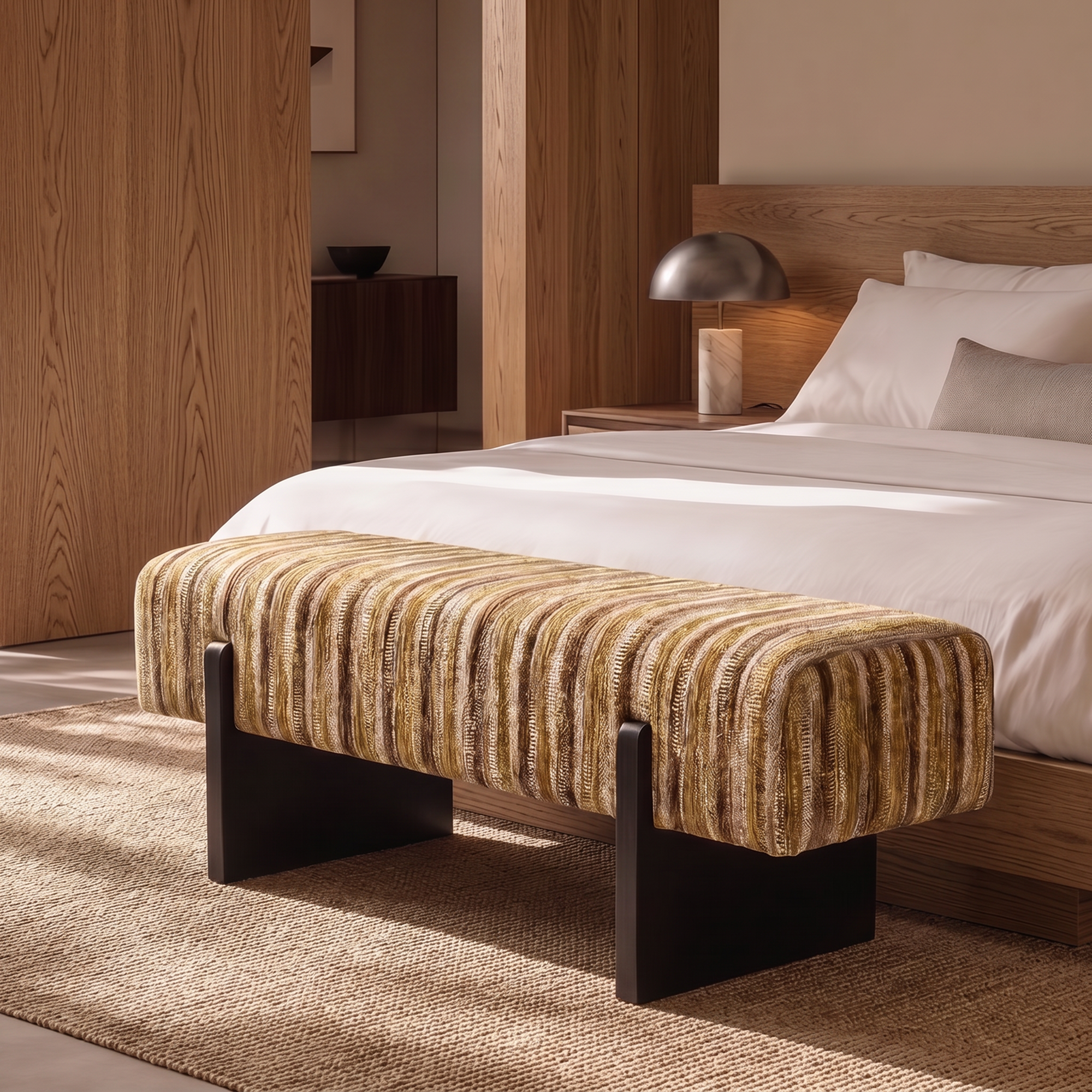 Banc VOG tissu tramé à motif