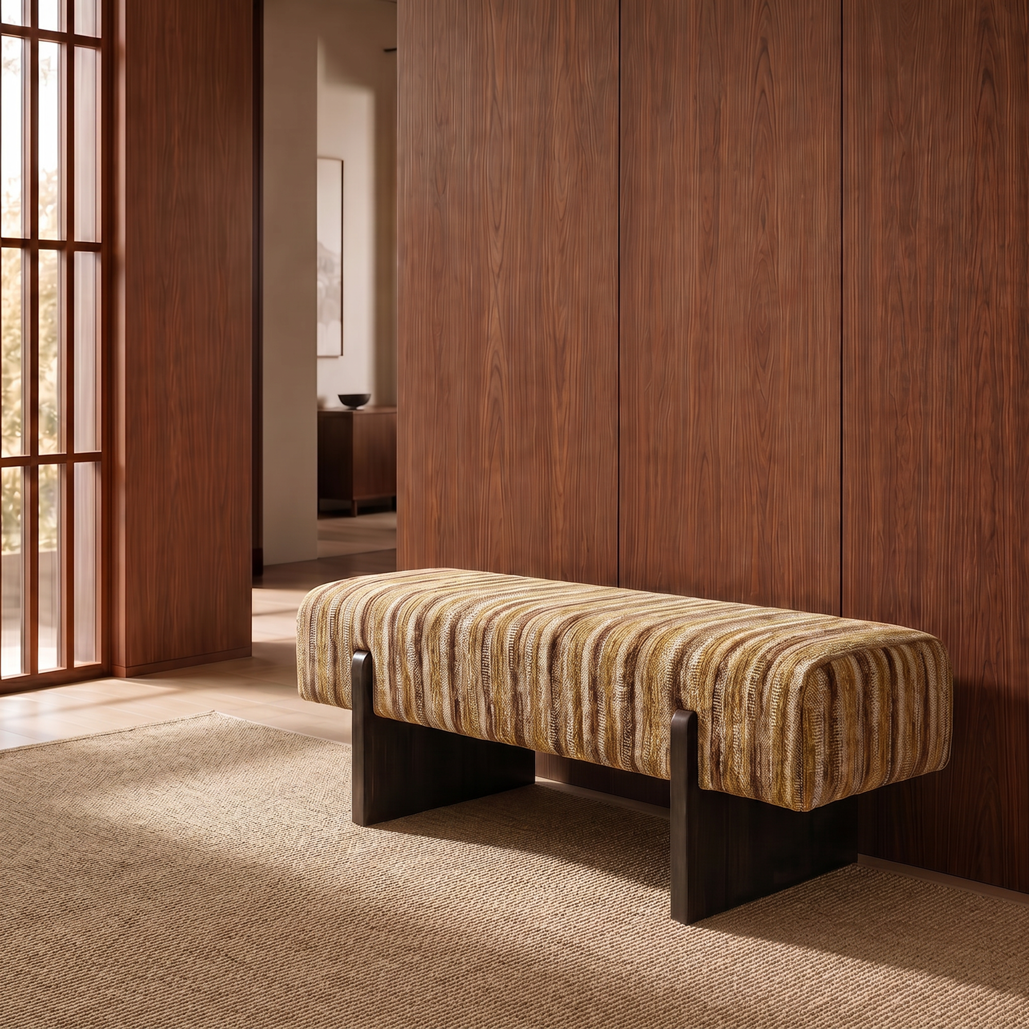 Banc VOG tissu tramé à motif