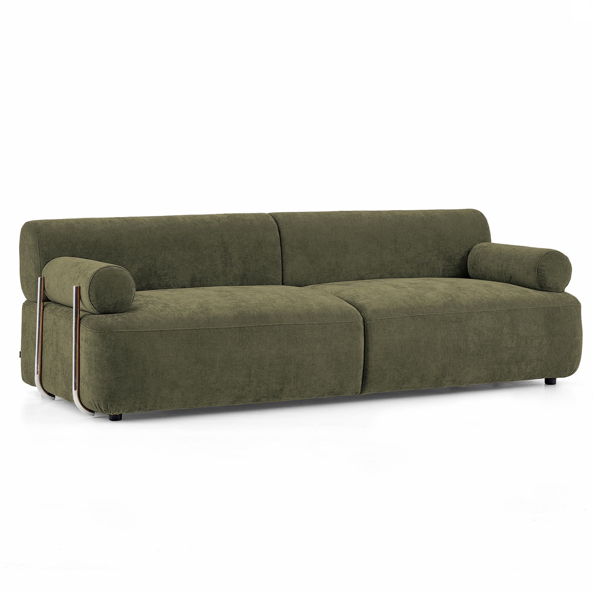 Canapé 3 places VOLTA tissu tramé toucher doux