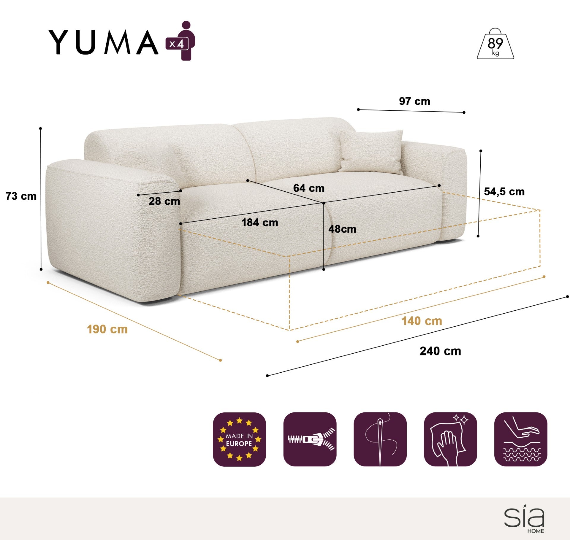 Canapé Convertible Yuma