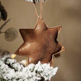 Sospensione a stella in pelle NOEL