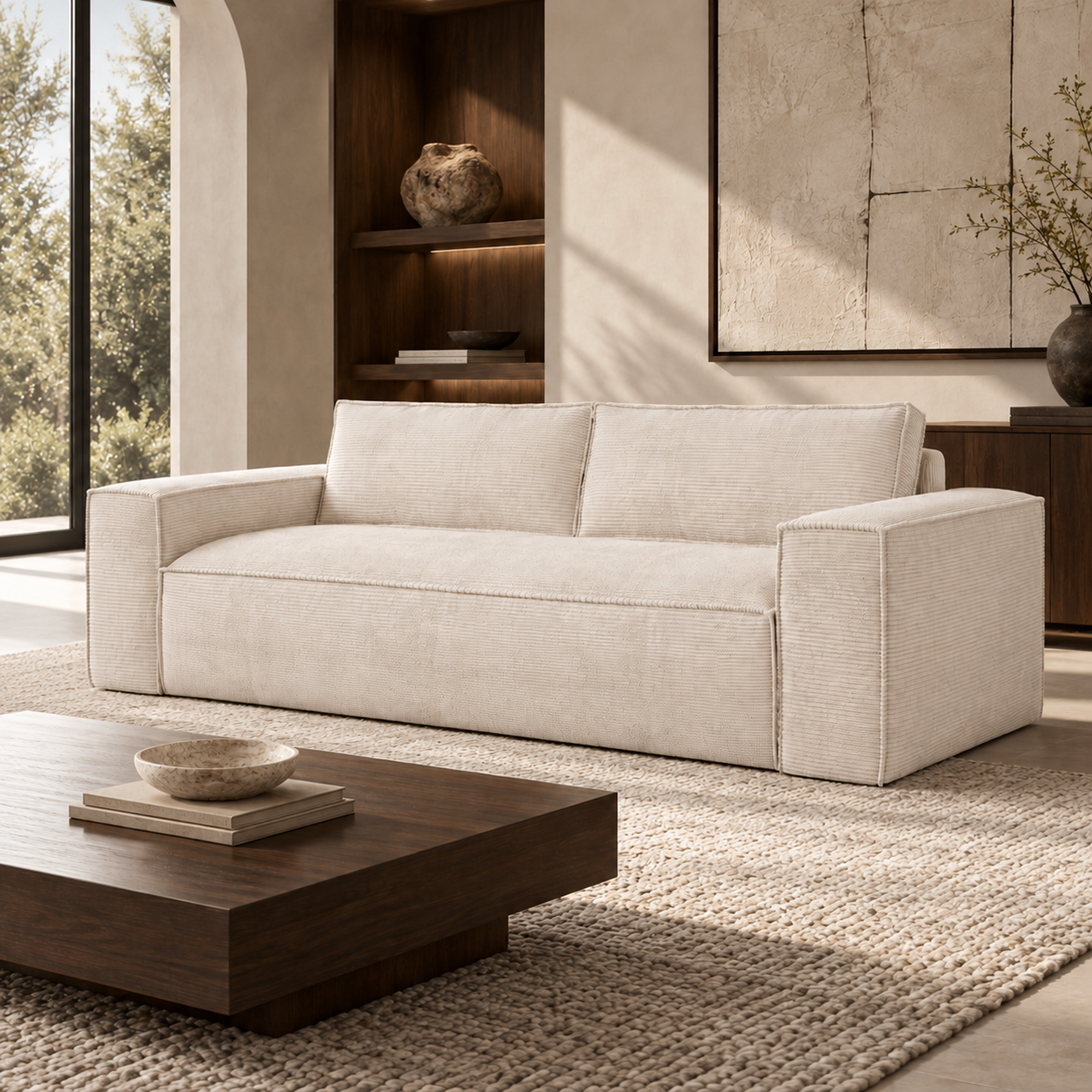 Divano letto Joan, letto da 140 cm