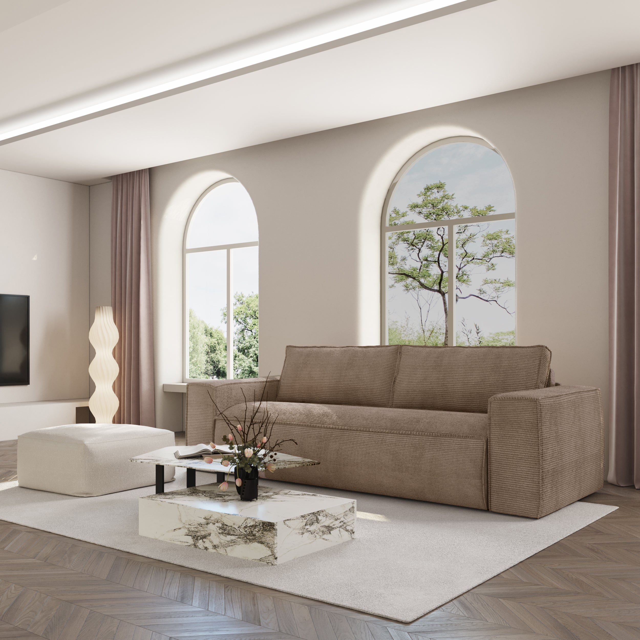 Joan Sofa Bed, 160 cm Sleeping Area