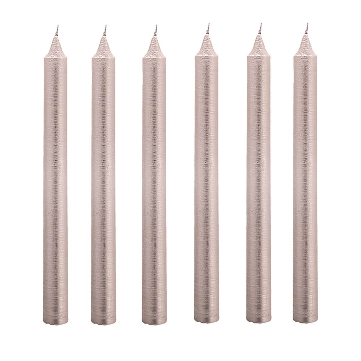 6 Candele per Portacandele STRIPES